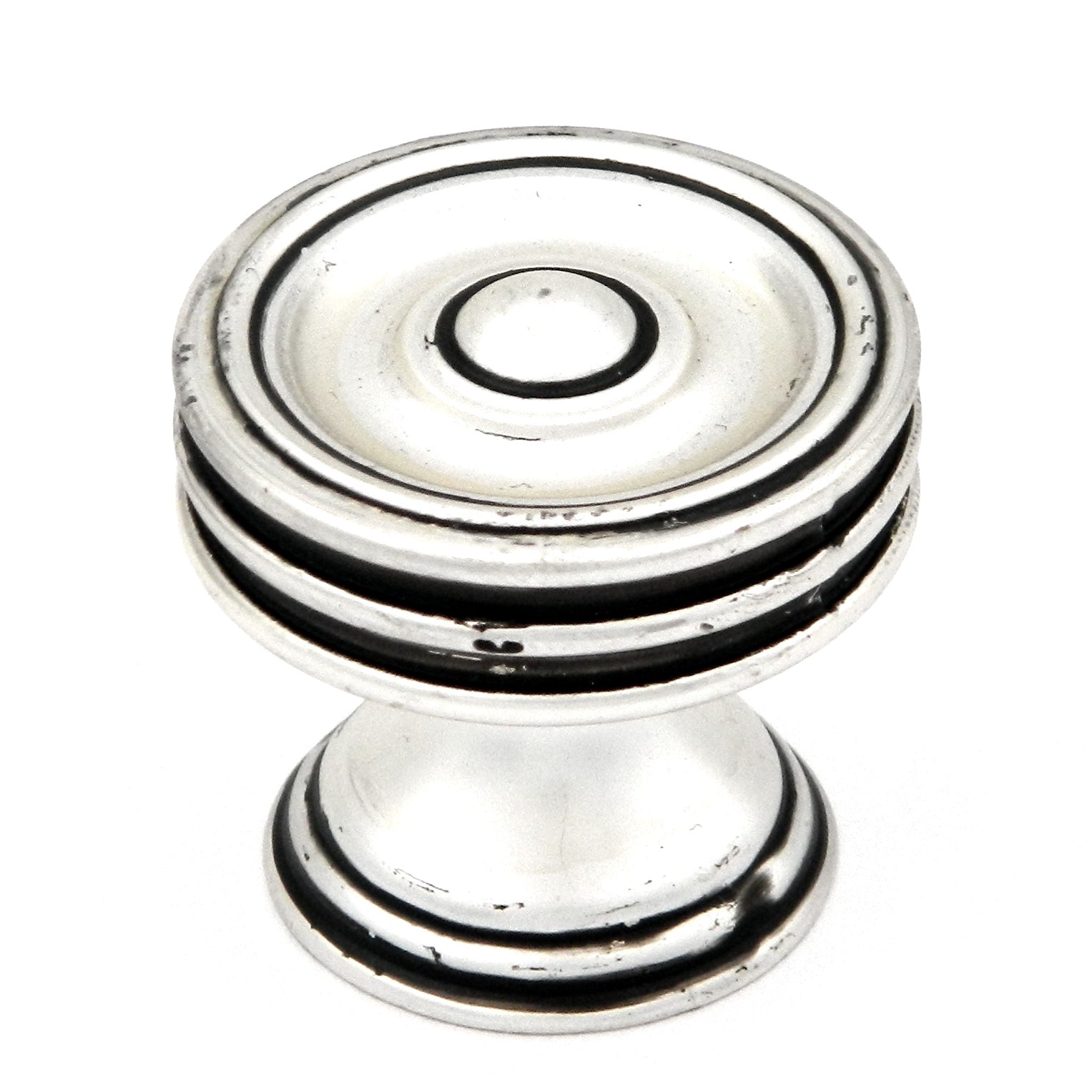 Hickory Hardware Altair Satin Antique Silver 1 1/4" Cabinet Knob P3131-SAS