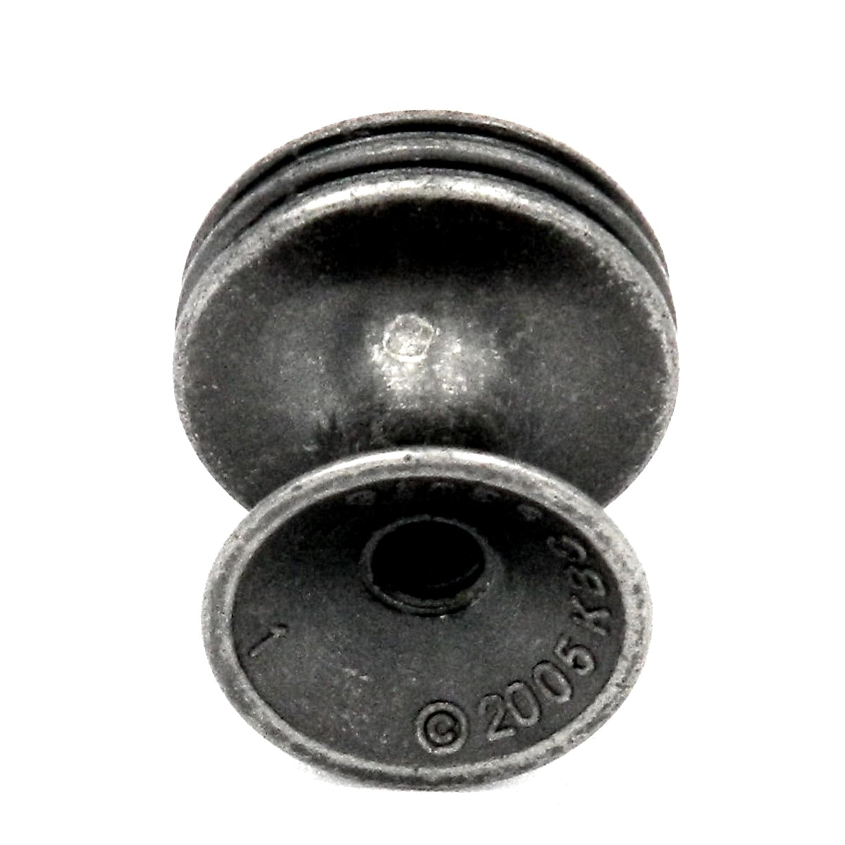 10 Pack Hickory Hardware Concord Black Nickel Vibed 3/4" Cabinet Knobs P3132-BNV