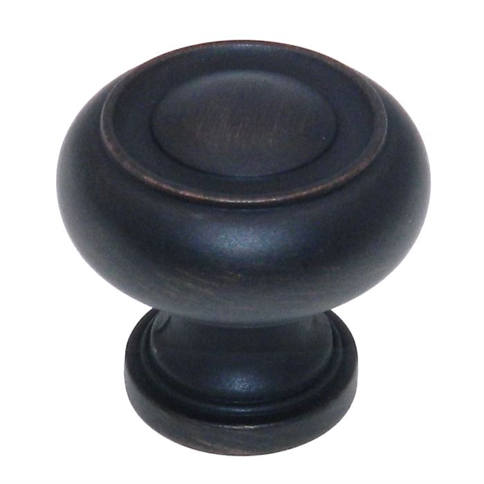 Hickory Hardware Cottage Vintage Bronze 1 1/4" Round Cabinet Knob P3151-VB