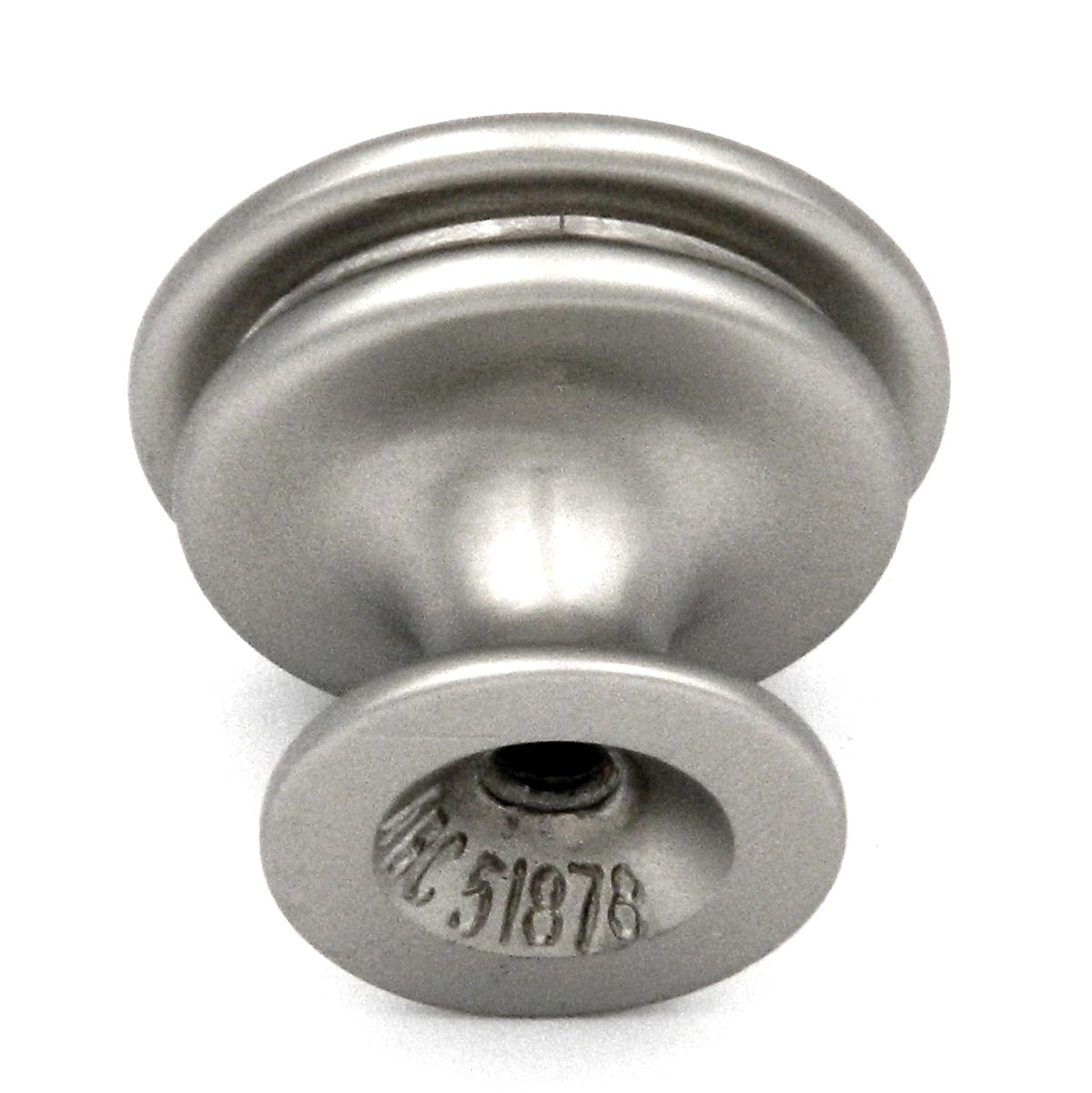 Hickory Hardware Guild 1 1/8" Flat Nickel Round Cabinet Knob P3152-FN