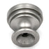 Hickory Hardware Guild 1 1/4" Flat Nickel Round Ringed Cabinet Knob P3153-FN