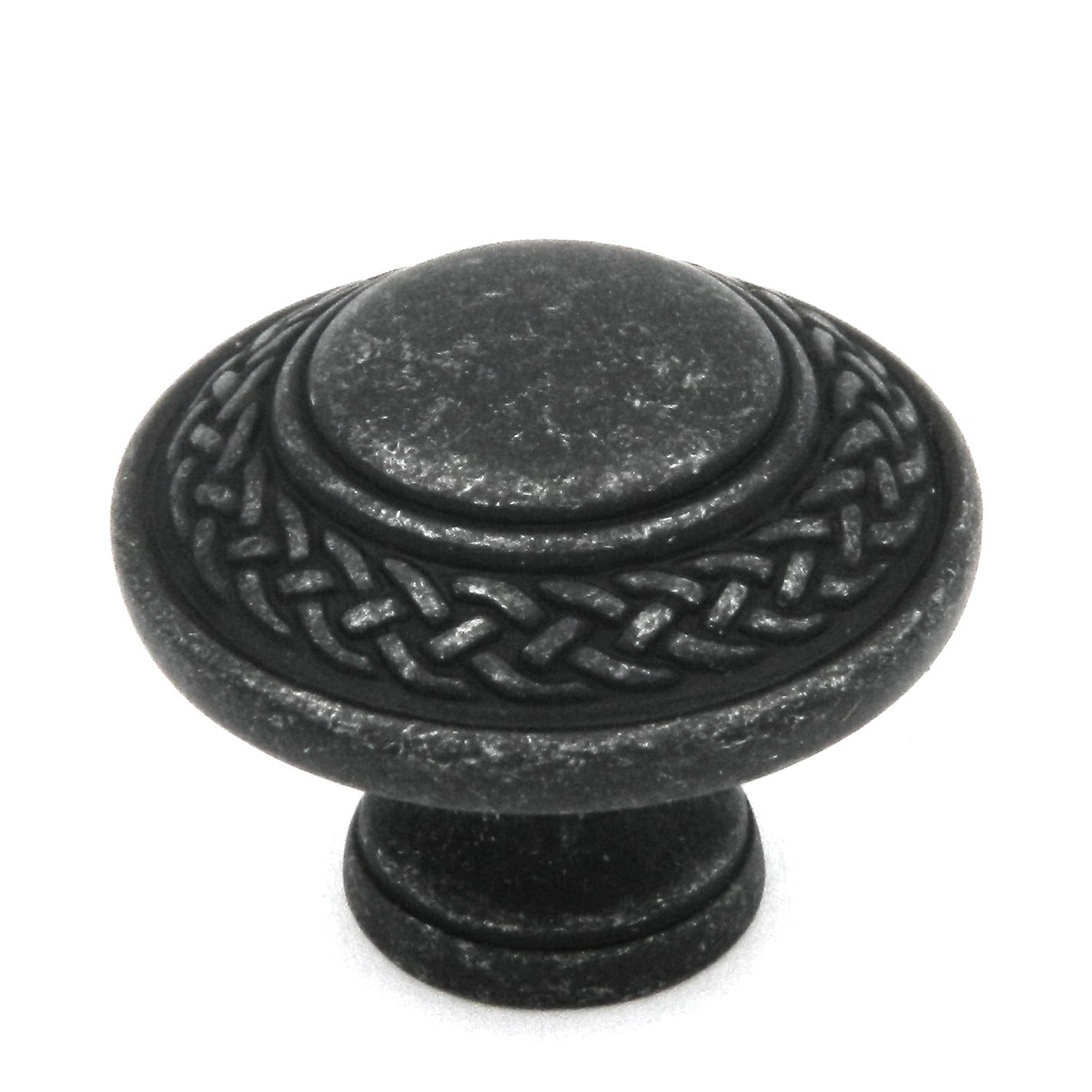 Hickory Hardware Guild 1 5/16" Vibra Pewter Round Cabinet Knob P3154-VP