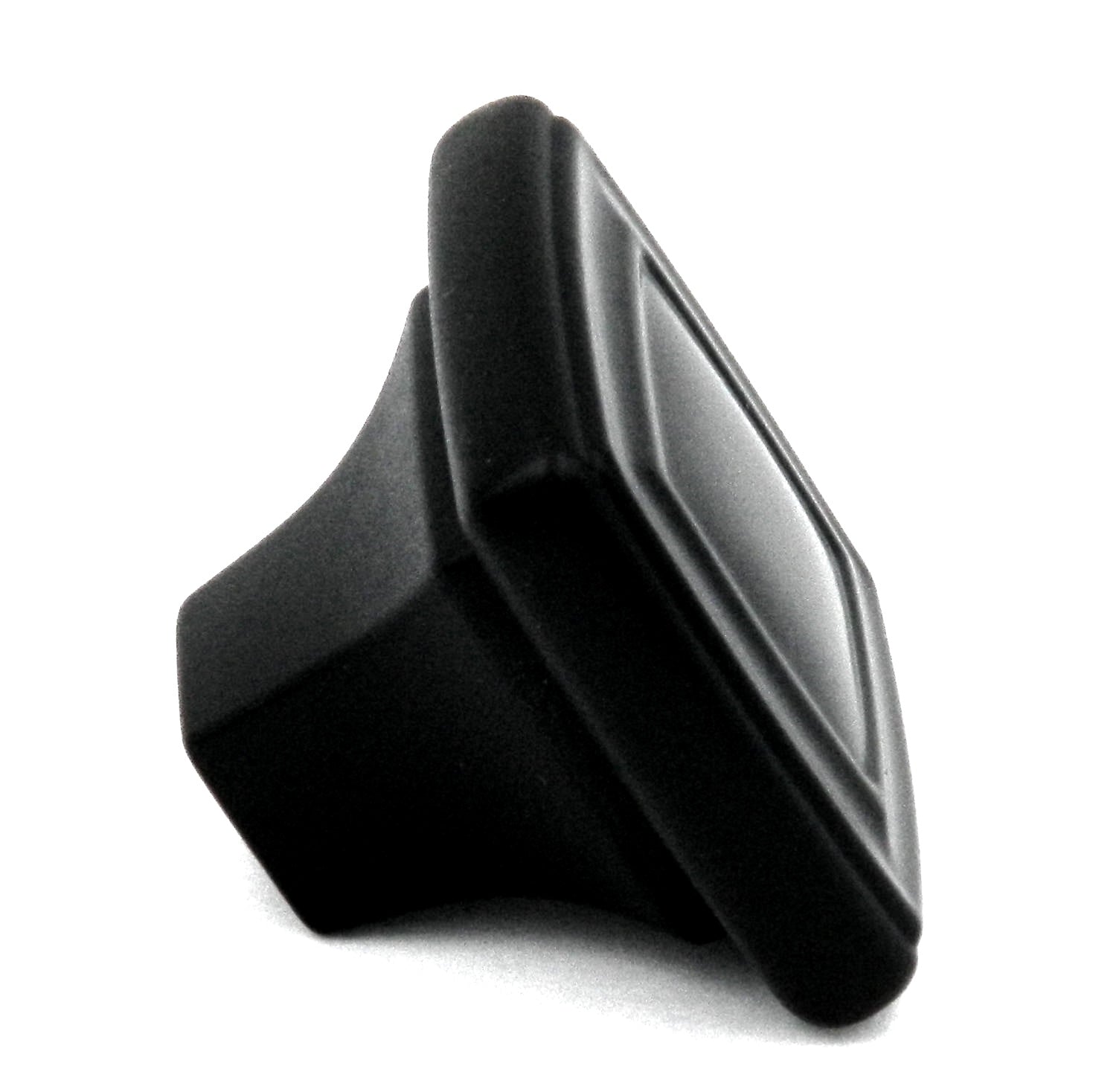 Hickory Hardware Corinth Matte Black Square 1 3/8" Cabinet Knob P3180-MB