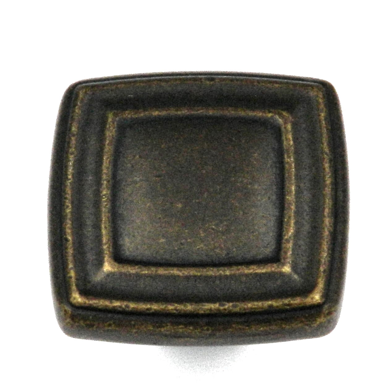 Hickory Hardware CORINTH Windover Antique Square 1 3/8" Cabinet Knob P3180-WOA