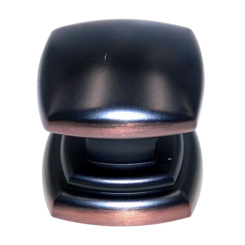 Hickory Hardware Corinth Oil-Rubbed Bronze 1 1/4" Square Cabinet Knob P3181-OBH