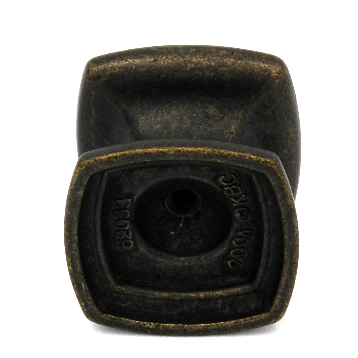 Hickory Hardware Corinth Windover Antique Square 1 1/4" Cabinet Knob P3181-WOA