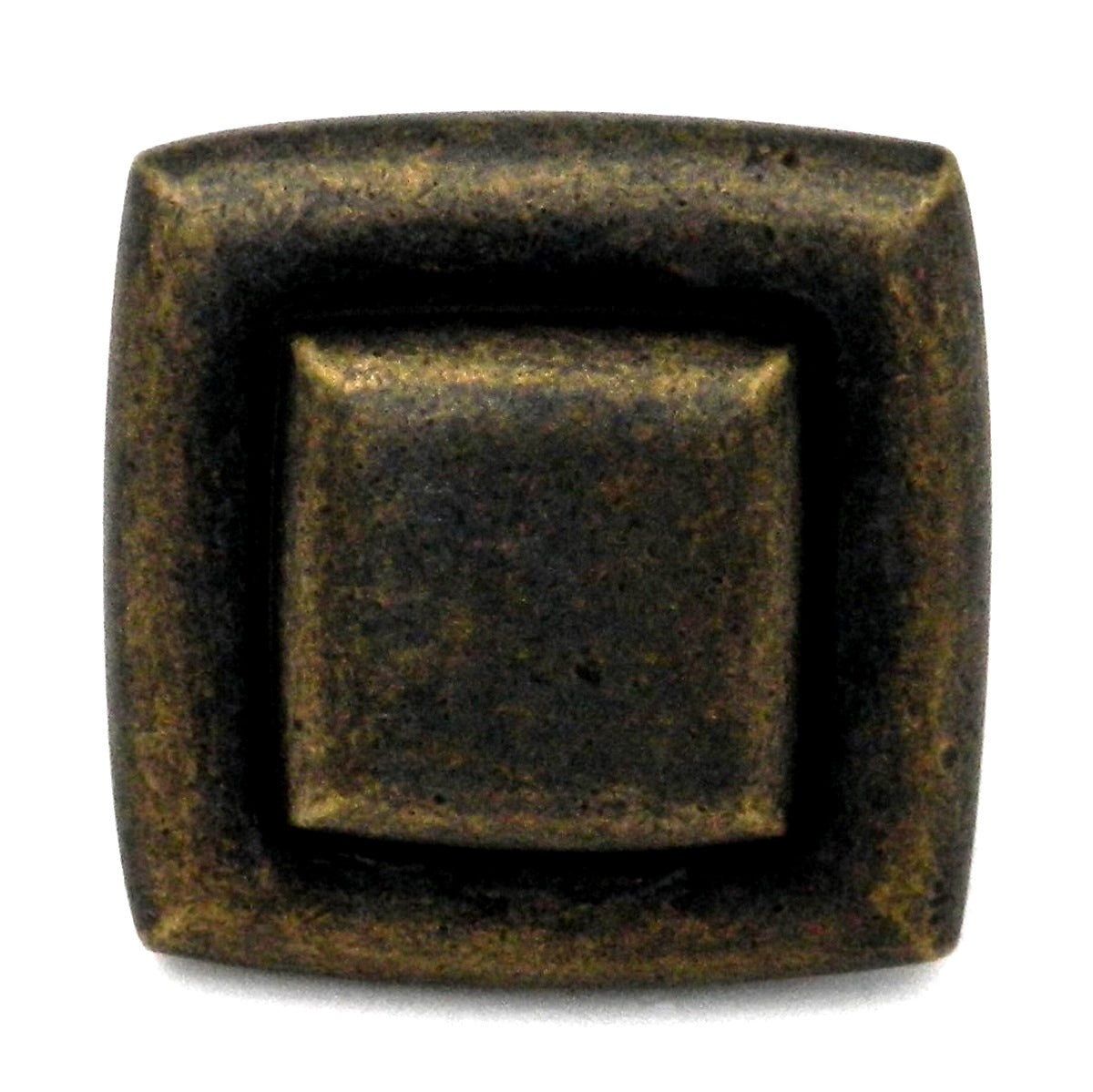 Hickory Hardware Corinth 1 5/16" Windover Antique Square Cabinet Knob P3182-WOA