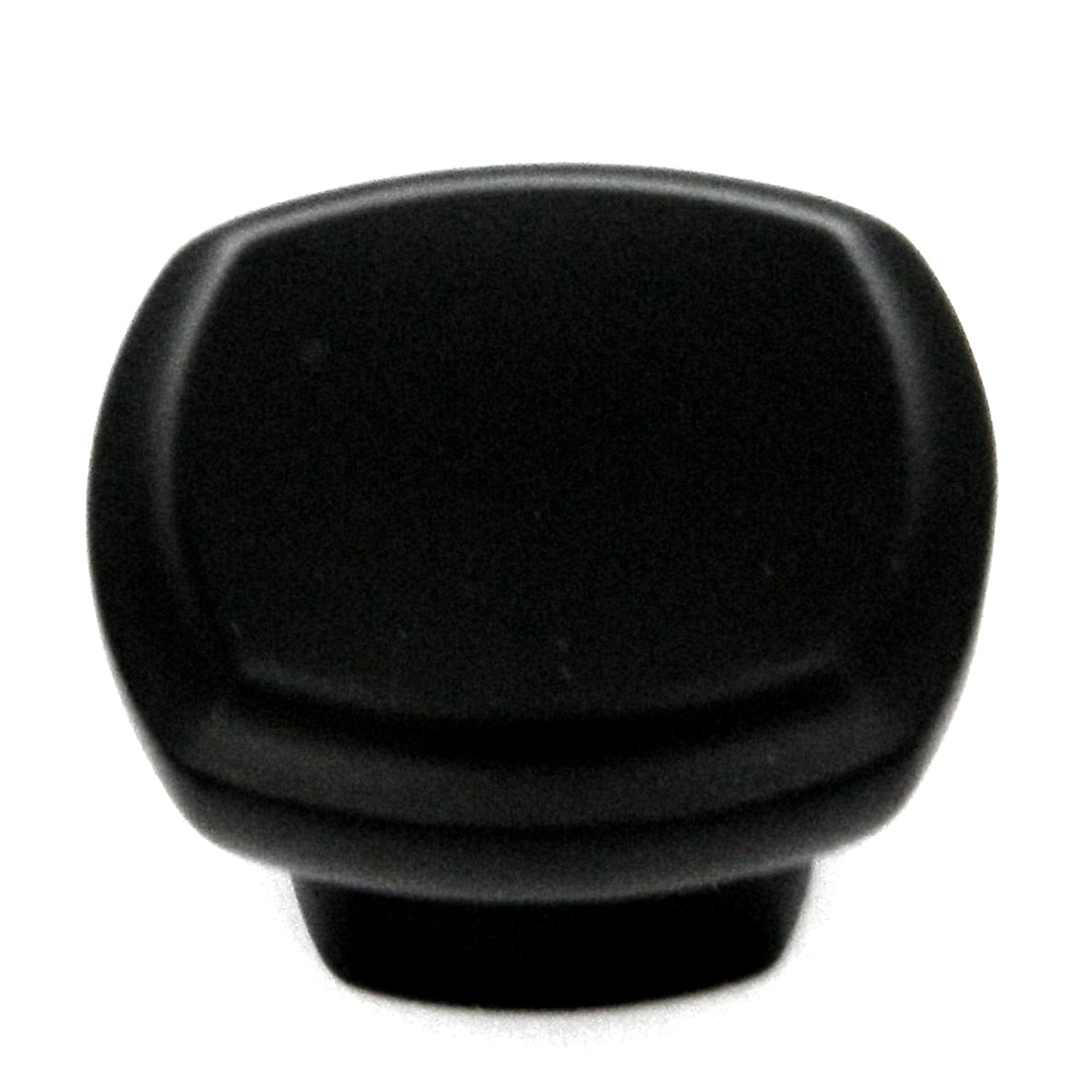 Hickory Hardware Corinth 1 5/16" Matte Black Square Cabinet Knob P3183-MB