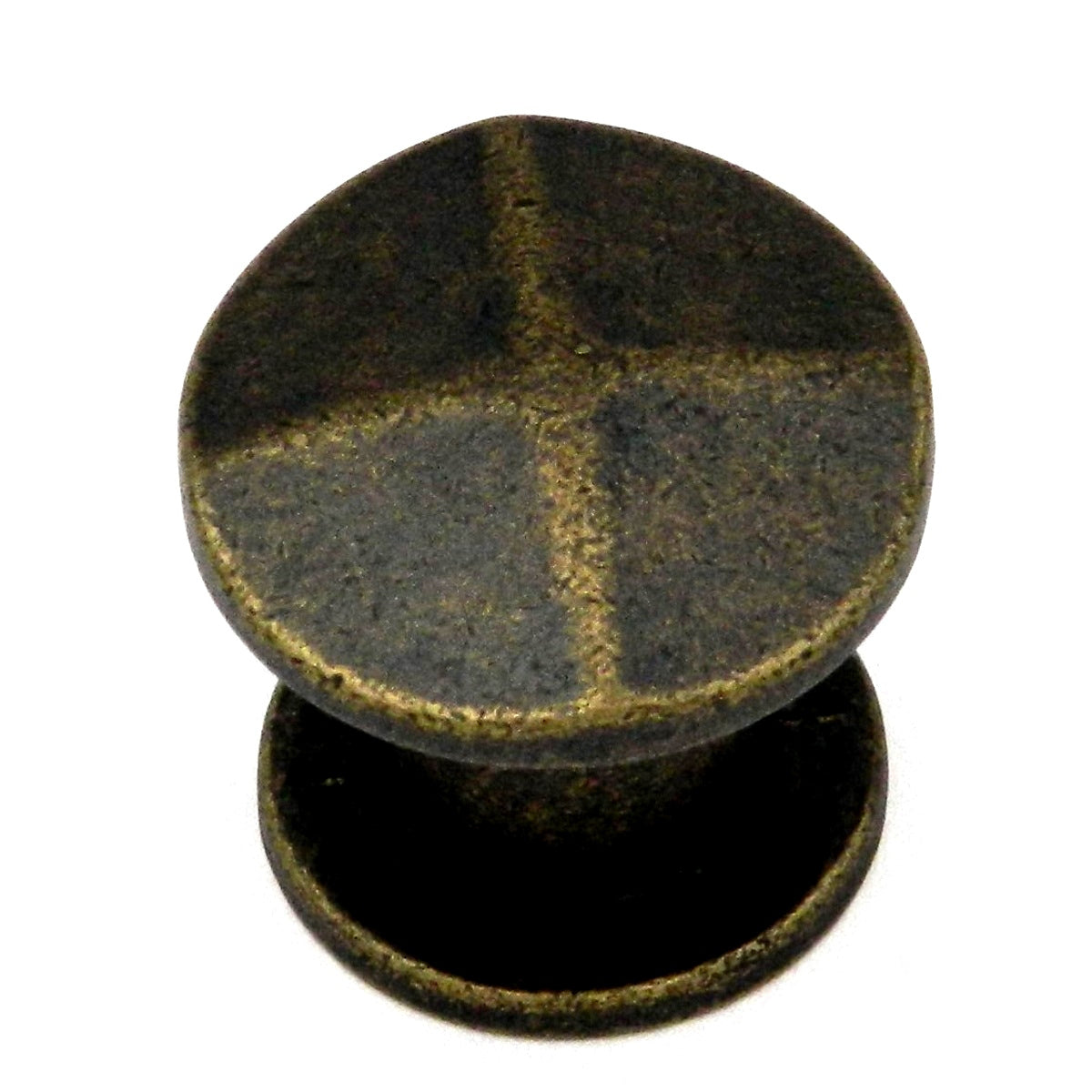 Hickory Hardware Corinth 1 3/16" Windover Antique Round Cabinet Knob P3184-WOA