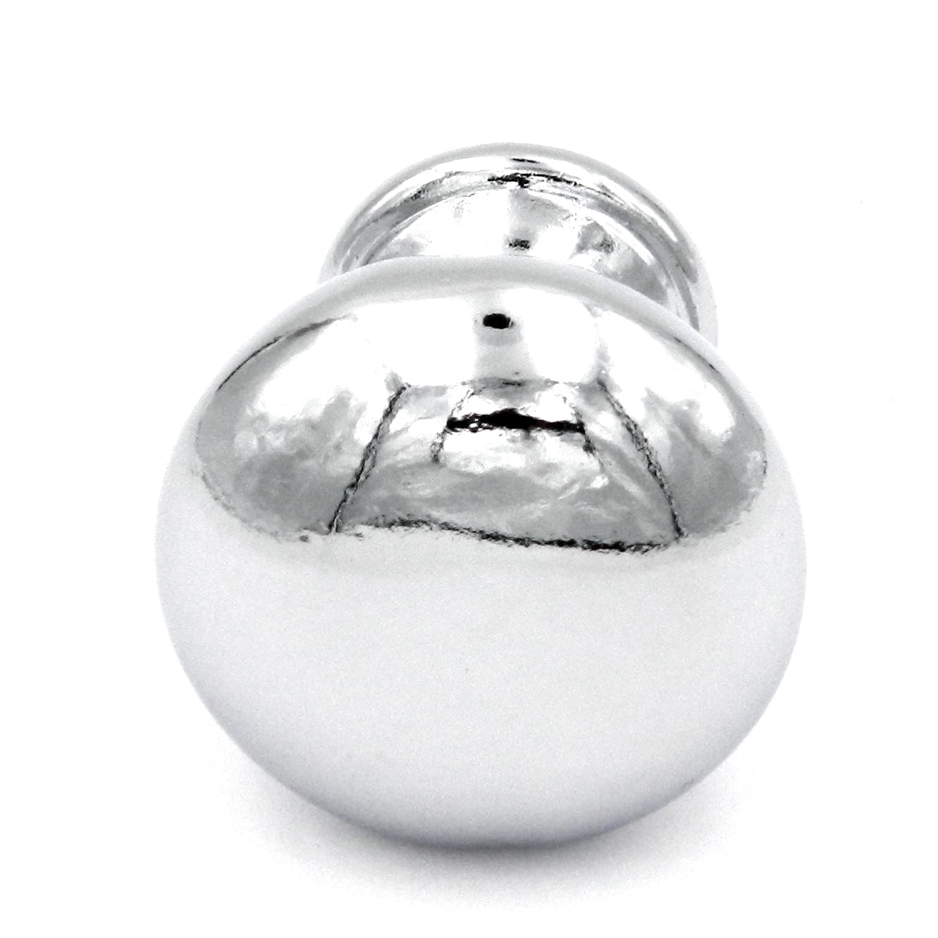 Hickory Hardware Polished Accents Chrome Round 1 1/8" Cabinet Knob P320-26