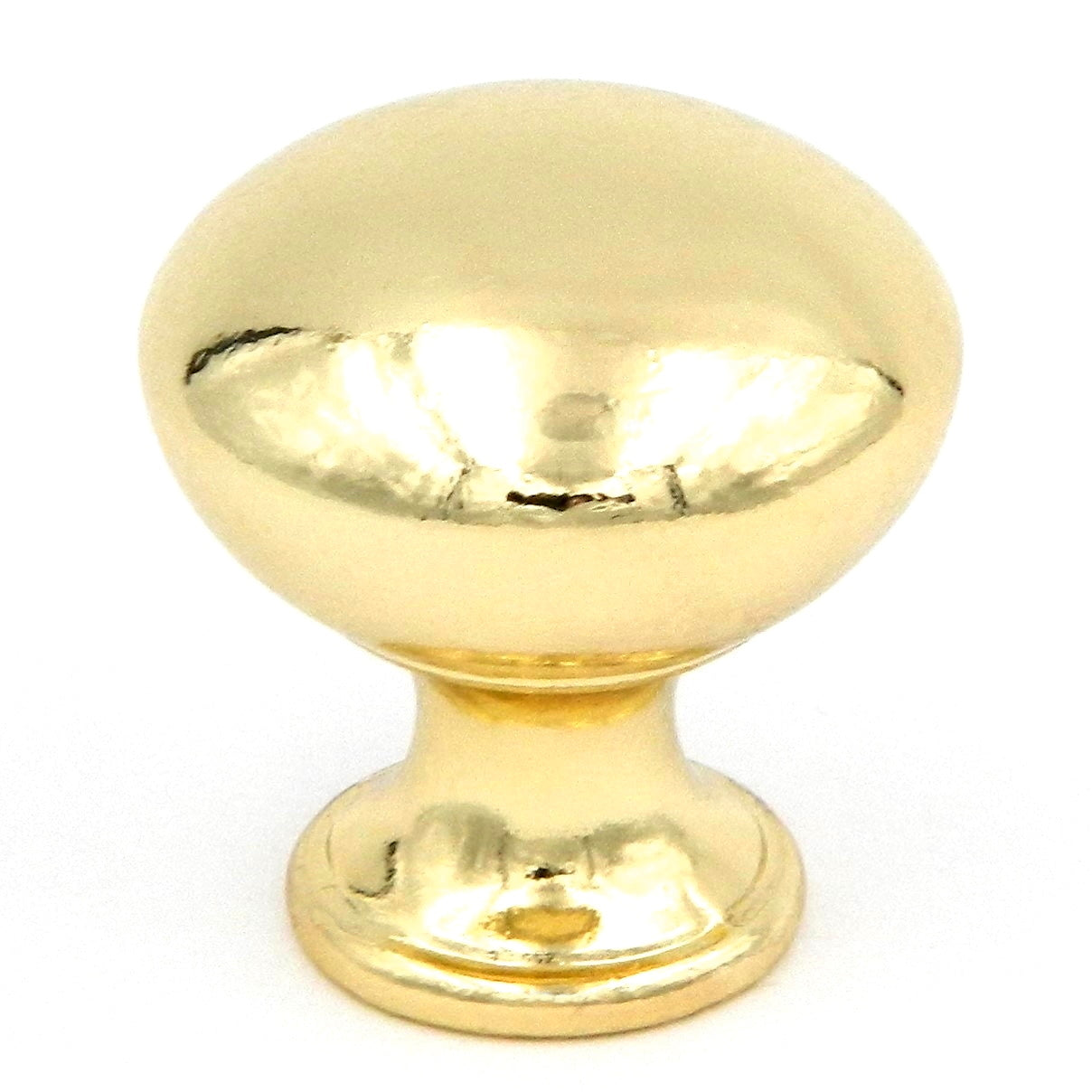 Hickory Hardware Polished Accents Polished Brass 1 1/8" Cabinet Knob P320-3