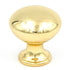 Hickory Hardware Polished Accents Polished Brass 1 1/8" Cabinet Knob P320-3