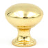 Hickory Hardware Polished Accents Polished Brass 1 1/8" Cabinet Knob P320-3