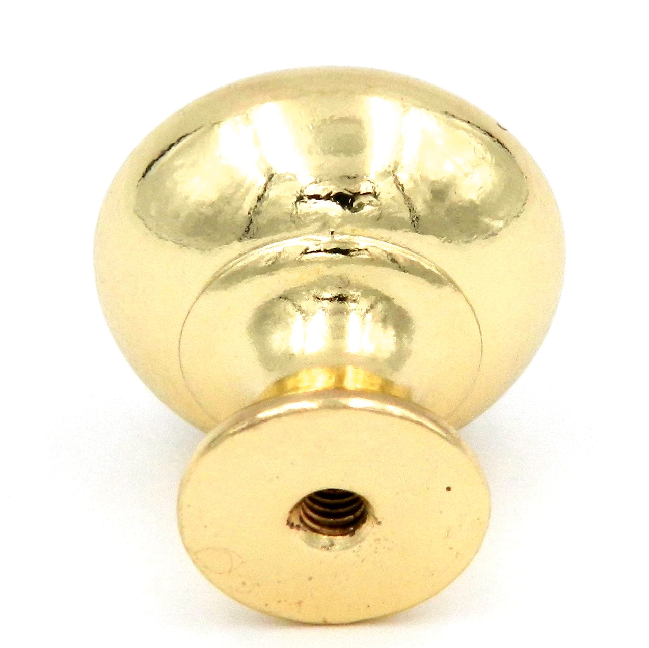 Hickory Hardware Polished Accents Polished Brass 1 1/8" Cabinet Knob P320-3