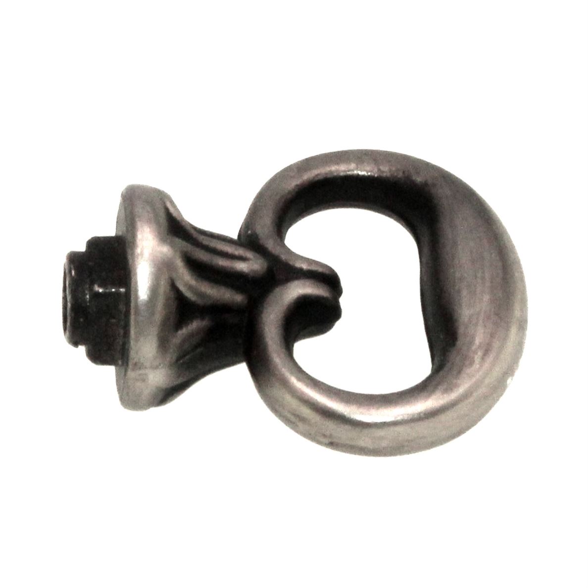 Hickory Hardware Manor House Silver Stone 1 1/8" Mock Key Cabinet Knob P321-ST