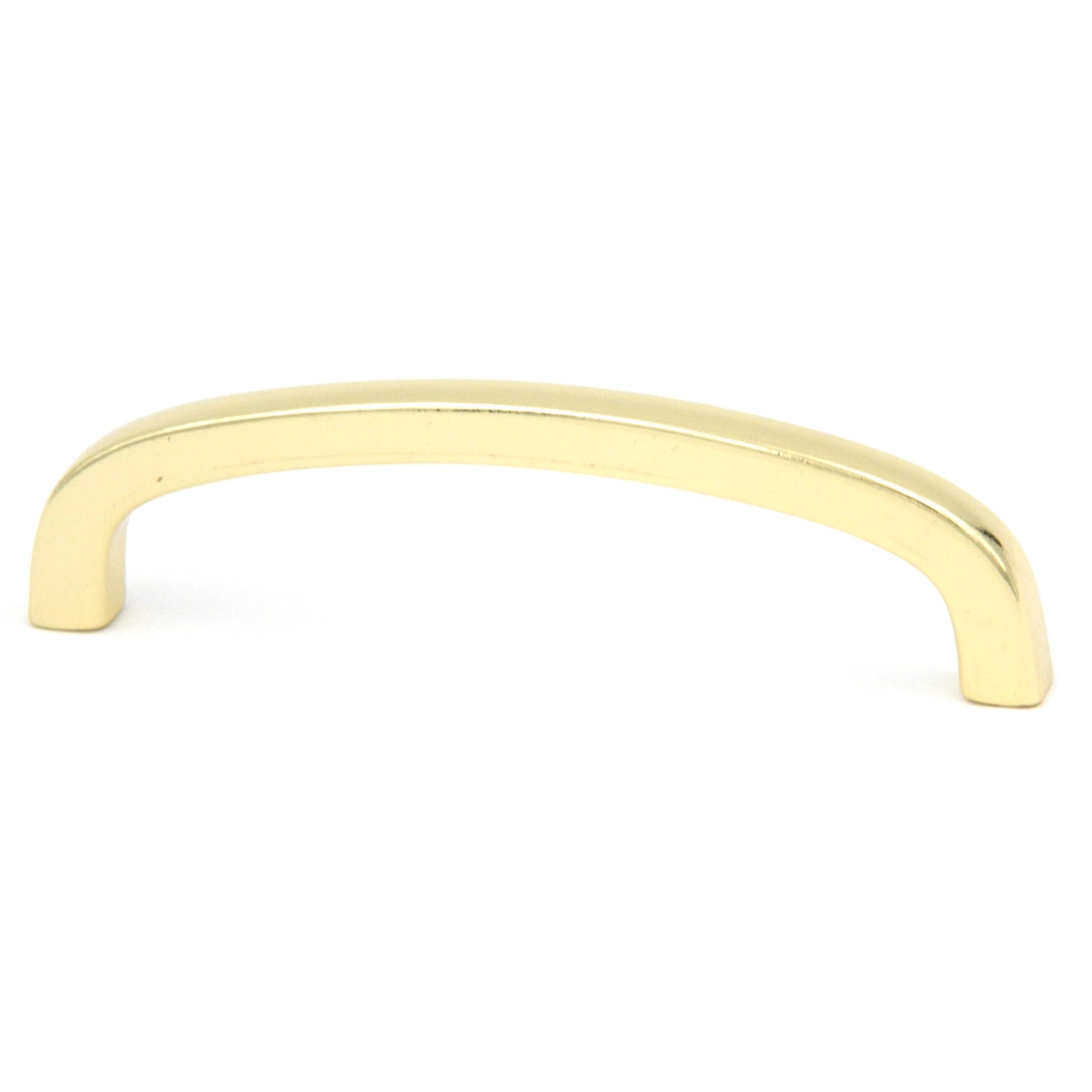 Hickory Hardware Polished Accents Polished Brass Cabinet 3 3/4" (96mm)cc Handle Pull P322-3