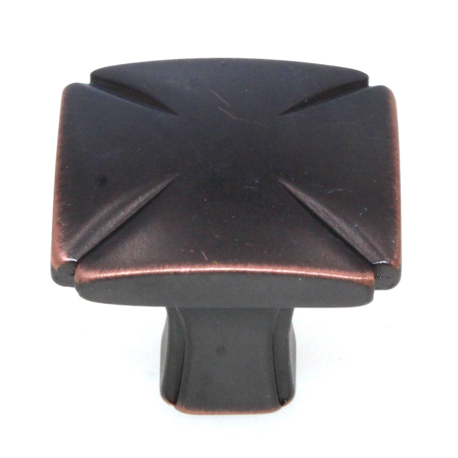 Hickory Hardware Bridges 1 3/16" Square Cabinet Knob Oil-Rubbed Bronze P3230-OBH