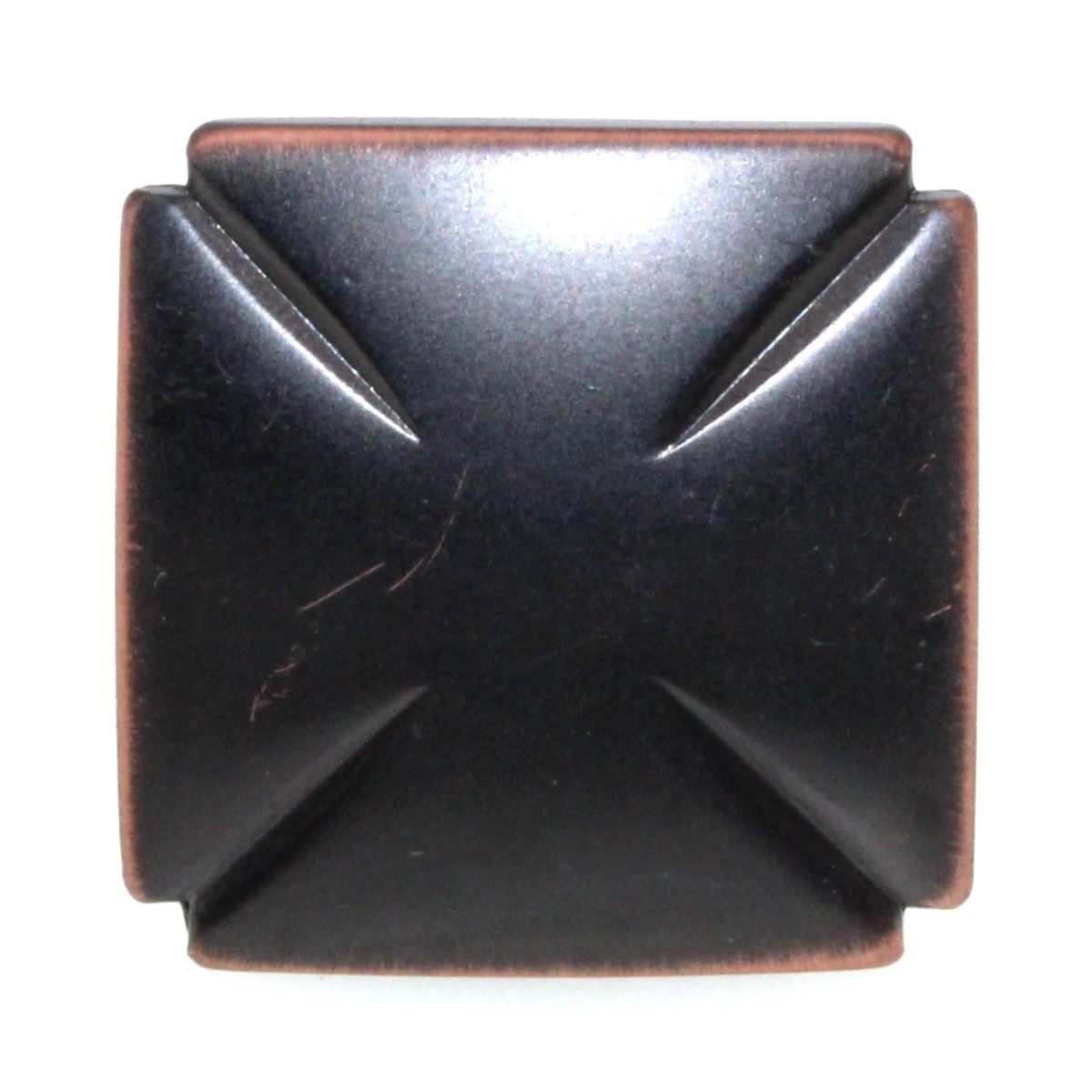 Hickory Hardware Bridges 1 3/16" Square Cabinet Knob Oil-Rubbed Bronze P3230-OBH