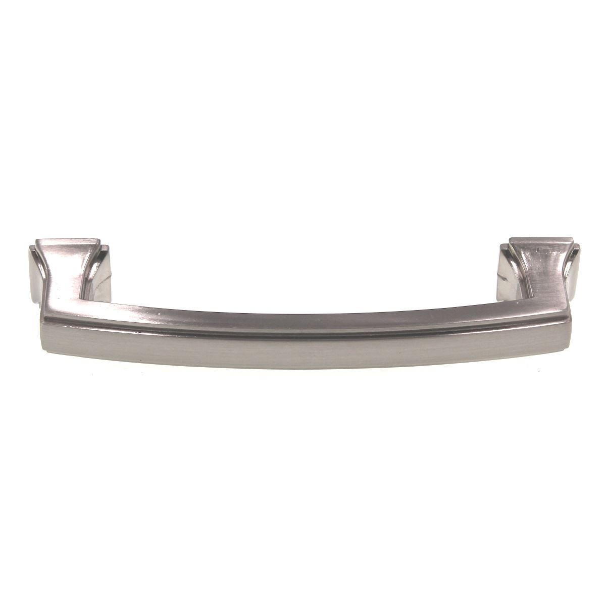 Hickory Hardware Bridges 3 3/4" (96mm) Ctr Cabinet Pull Satin Nickel P3232-SN