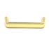 Hickory Eclectic  3"cc Polished Brass Cabinet Handle Pull P324-3