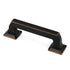 10 Pack Keeler Studio II P3272-2122 Oil-Rubbed Bronze Highlighted 3"cc Solid Brass Handle Pull