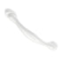 P330-24 White Frosted Deco 3"cc Arch Cabinet Handles Pulls Hickory's Eclipse