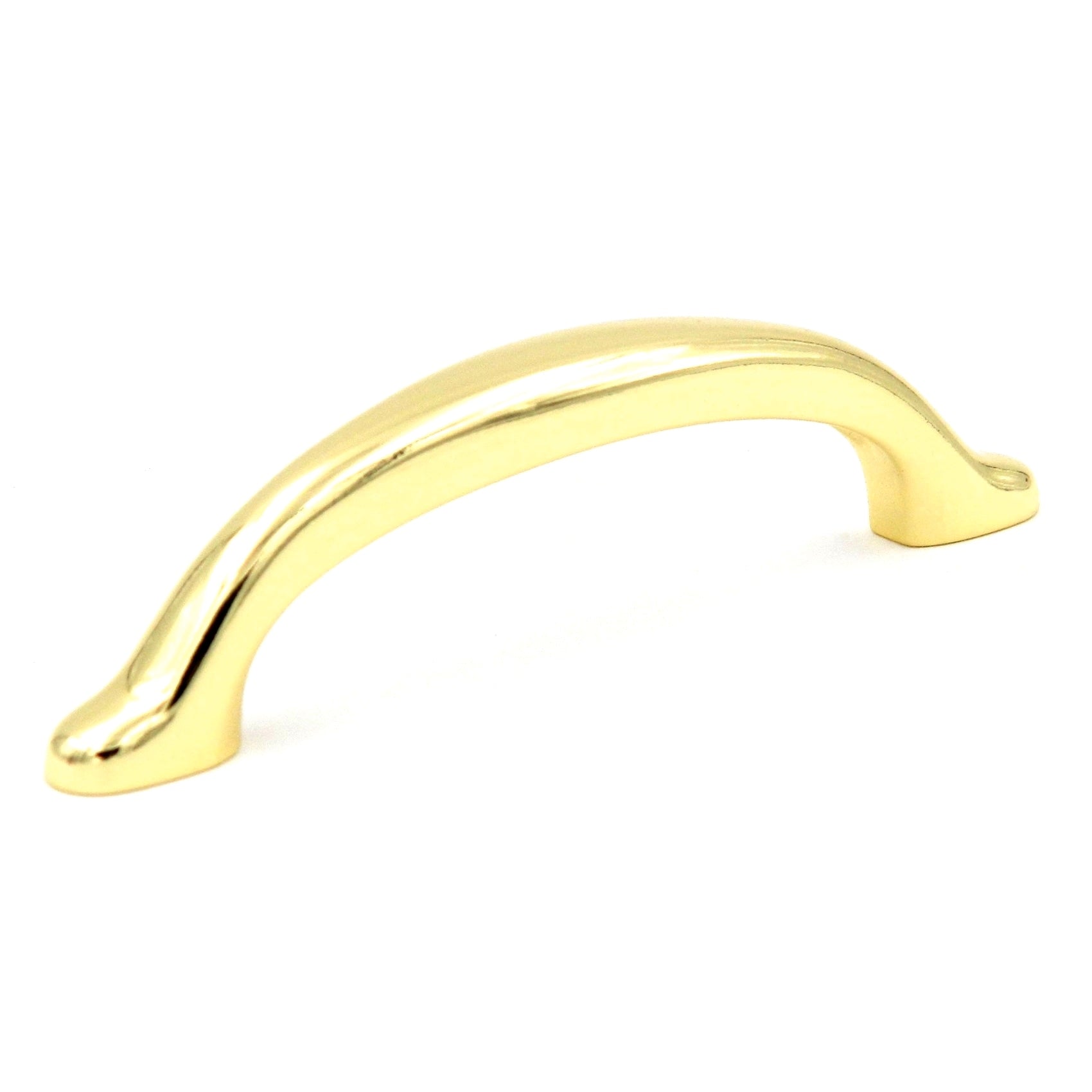 Hickory Eclipse P331-UB Ultra Brass 3"cc Arch Cabinet Handle Pull