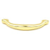 Hickory Eclipse P331-UB Ultra Brass 3"cc Arch Cabinet Handle Pull