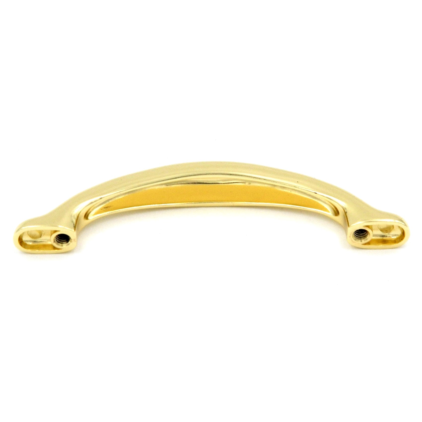 Hickory Eclipse P331-UB Ultra Brass 3"cc Arch Cabinet Handle Pull