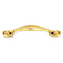 20 Pack Hickory Eclipse P334-UB Ultra Brass 3"cc Arch Cabinet Handle Pull