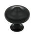 10 Pack Hickory Hardware Triomphe 1 5/8" Matte Black Mushroom Cabinet Knob P3340-MB