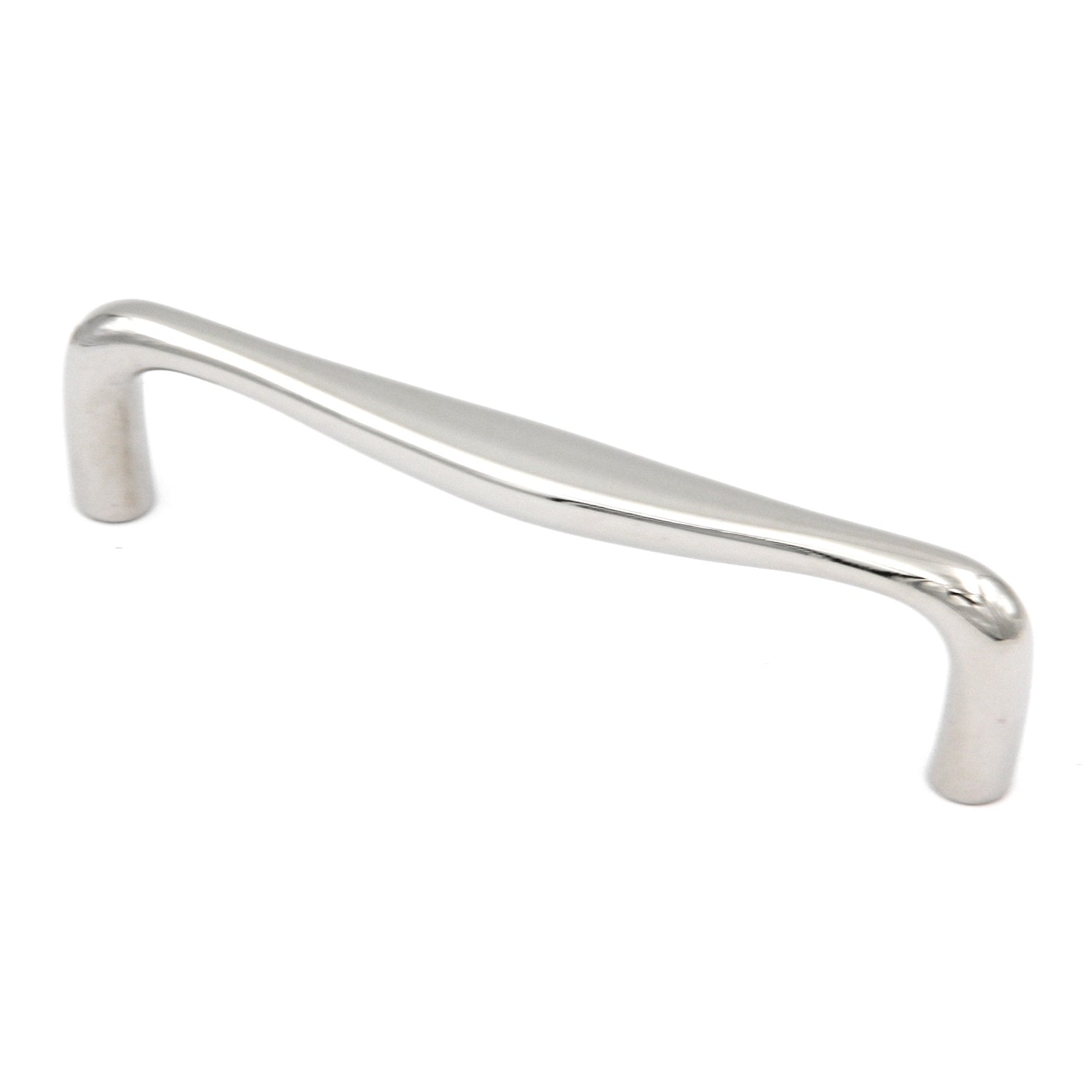 Hickory Hardware Triomphe Bright Nickel Cabinet 3 3/4" (96mm)cc Handle Pull P3342-14