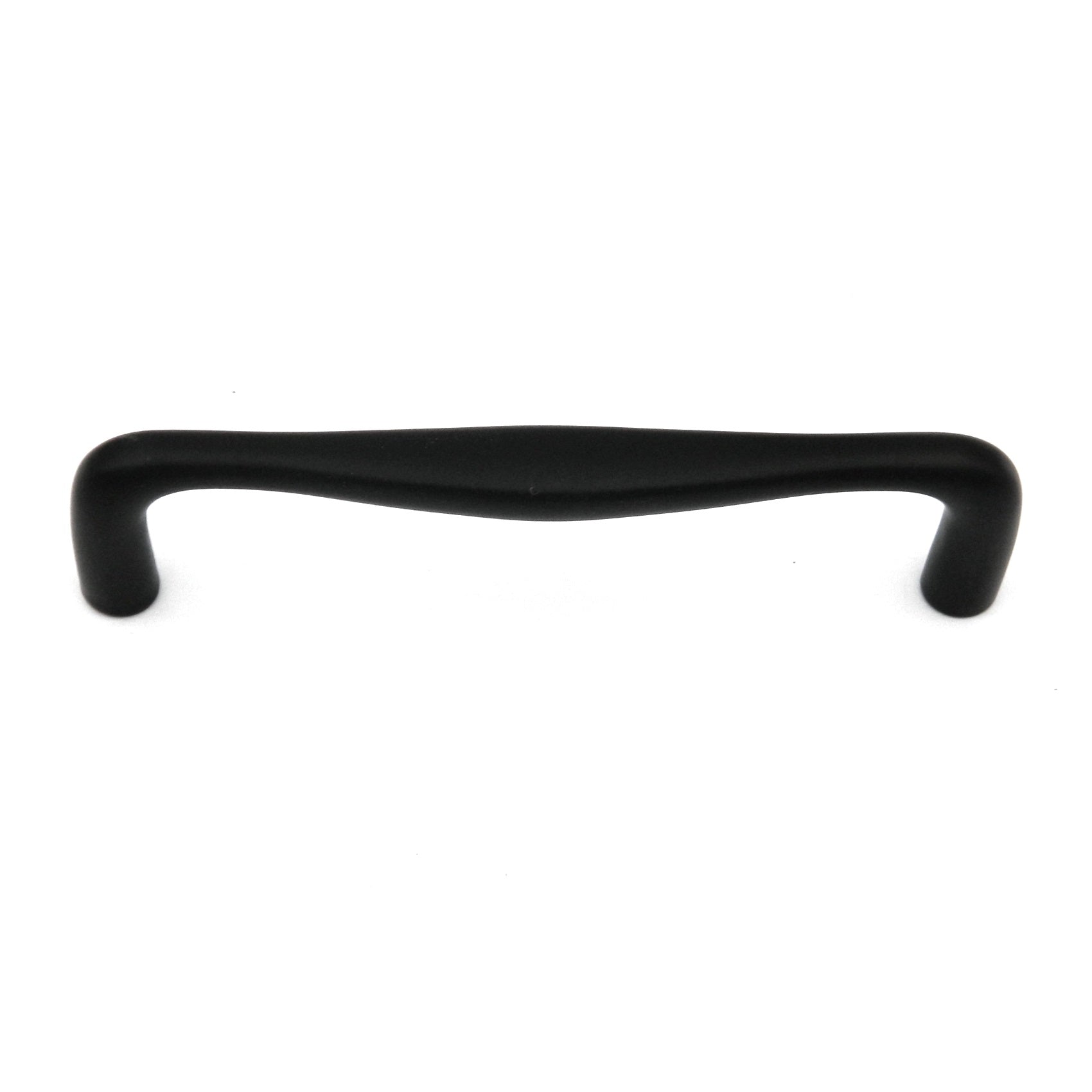 10 Pack Hickory Triomphe P3342-MB Matte Black 3 3/4" (96mm)cc Smooth Cabinet Handle Pull