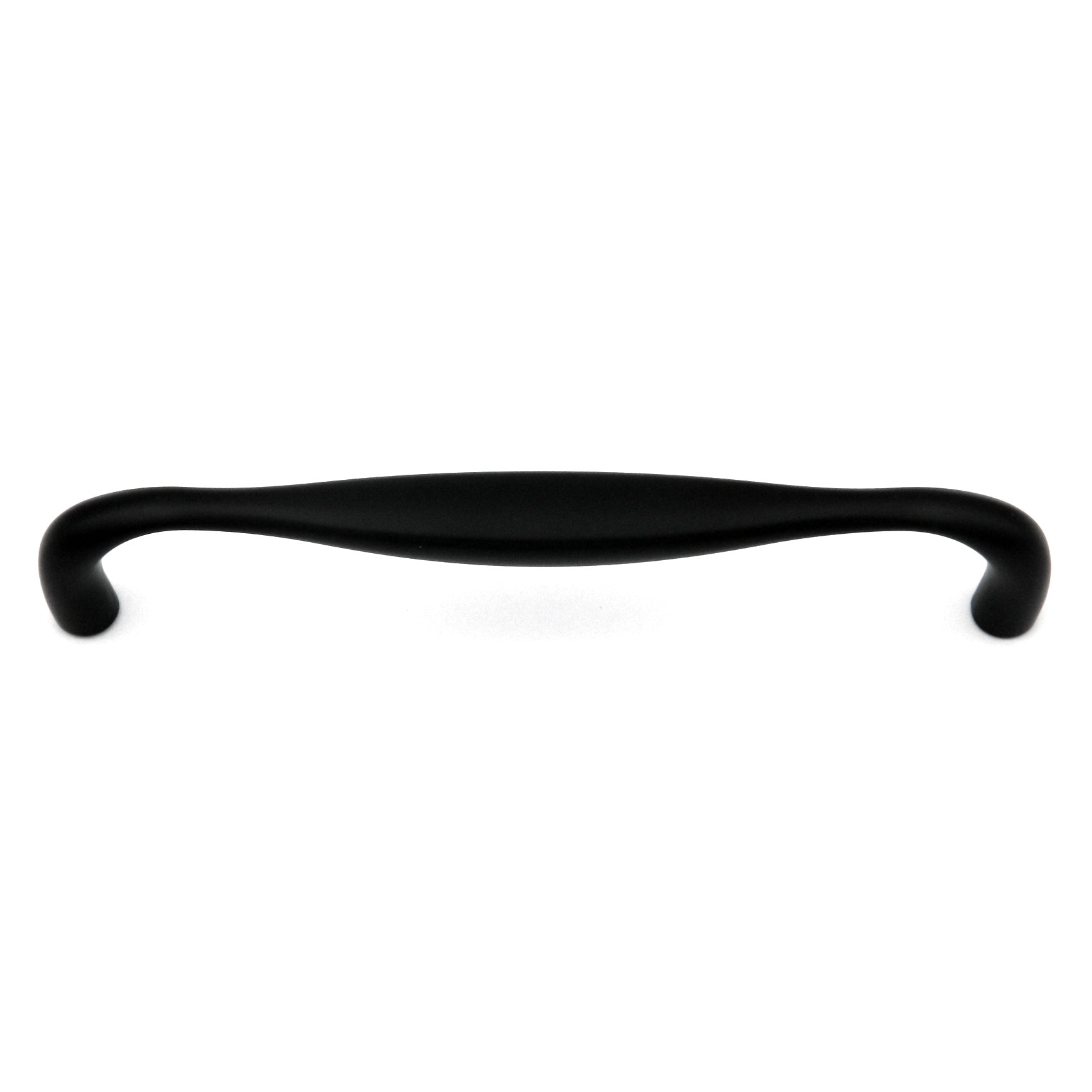 Hickory Hardware Triomphe Matte Black Cabinet 6 1/4" (160mm)cc Handle Pull P3344-MB