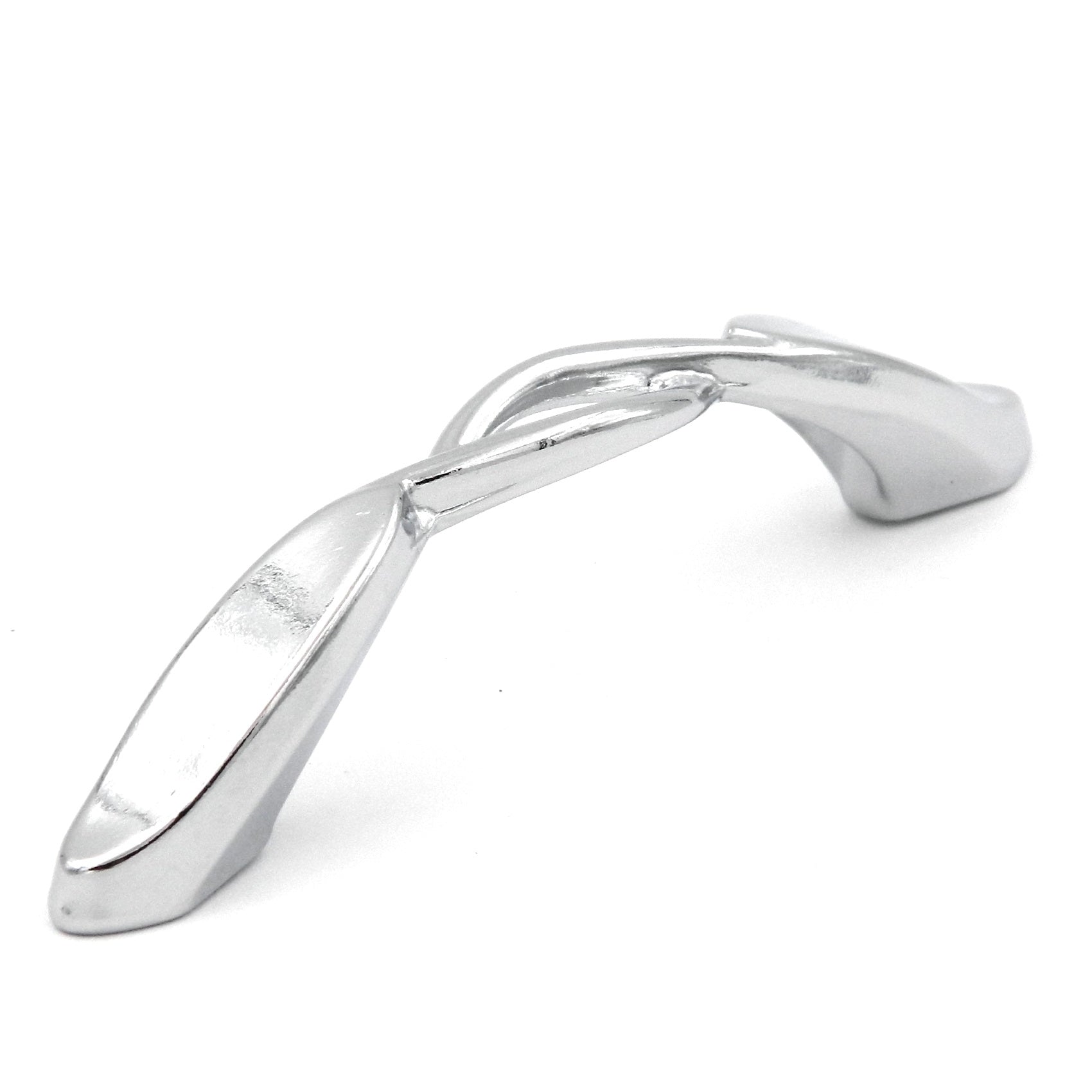 Hickory Eclipse P335-26 Polished Chrome 3"cc Arch Twist Cabinet Handle Pull