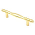 Hickory Hardware Polished Accents Ultra Brass 3"cc Cabinet Bar Pull P337-UB