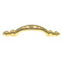 Hickory Hardware Polished Accents Ultra Brass 3"cc Furniture Cabinet Handle Pull P340-UB