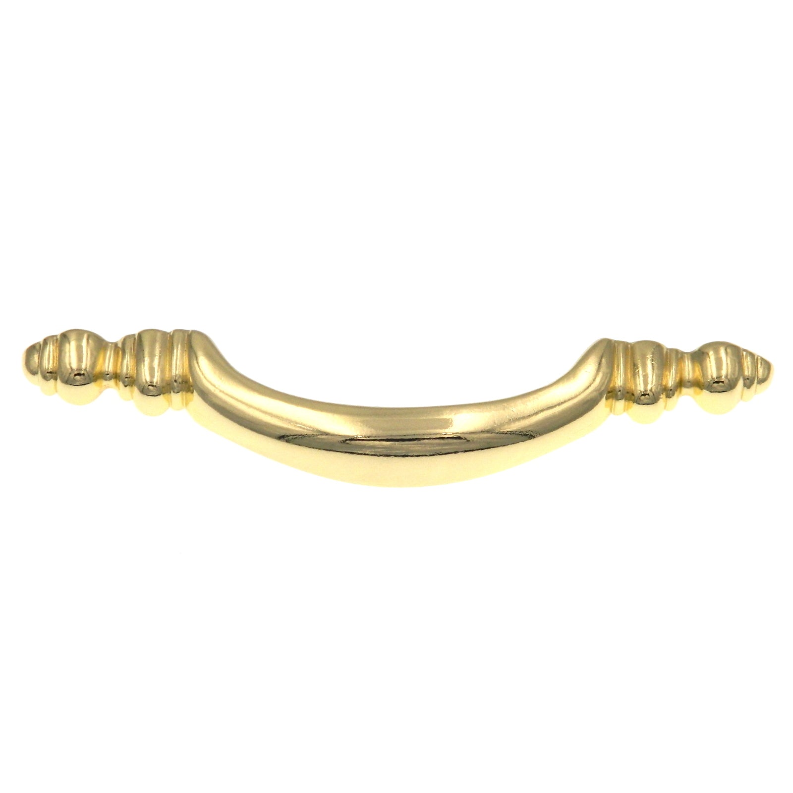 Hickory Hardware Polished Accents Ultra Brass 3"cc Furniture Cabinet Handle Pull P340-UB