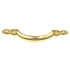 Hickory Hardware Polished Accents Ultra Brass 3"cc Furniture Cabinet Handle Pull P340-UB