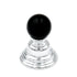 Hickory Hardware Gaslight P3410-CHB Chrome Cabinet Knob Pull with 5/8" Black Ball