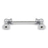 Hickory Hardware Gaslight Polished Chrome White P3413-CHW 3 3/4" (96mm)cc Cabinet Bar Pull