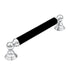 10 Pack Hickory Gaslight P3414-CHB Polished Chrome Black 5" (128mm)cc Bar Cabinet Bar Pull