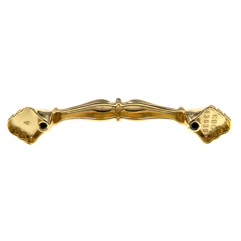 Hickory Hardware Eclipse Ultra Brass 3" Ctr Cabinet Arch Pull Handle P343-UB