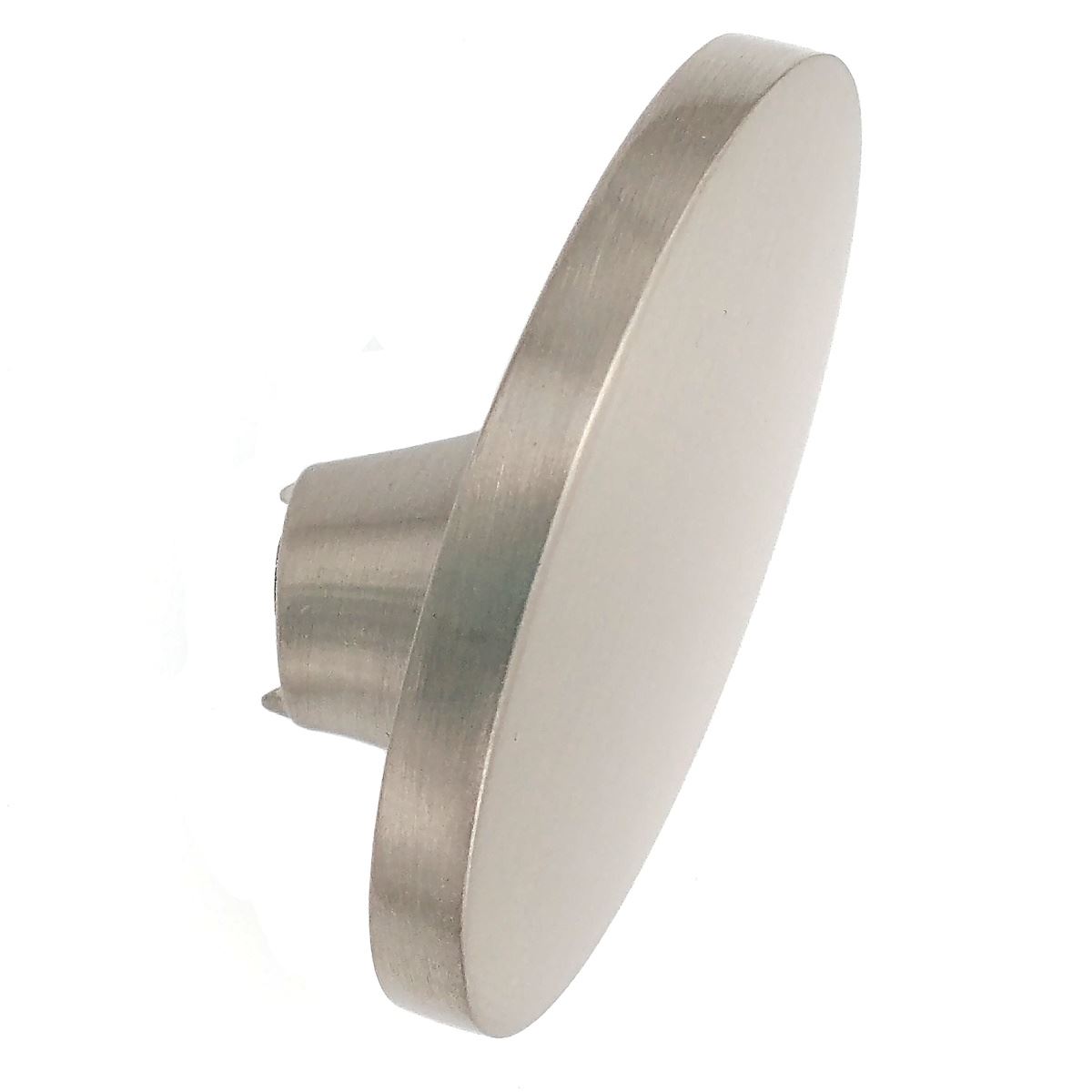 Hickory Hardware Luna 1 5/8" Angled Cabinet Knob Satin Nickel P3445-SN