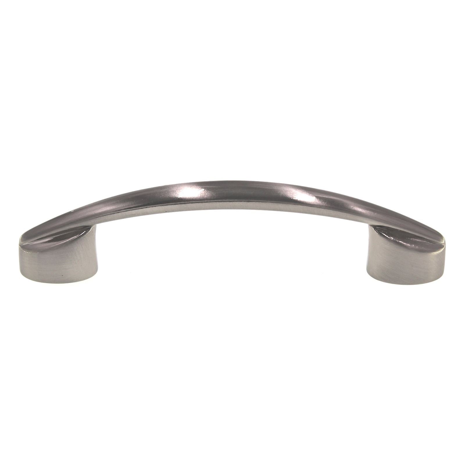 Hickory Hardware Luna 3" Ctr Cabinet Arch Pull Satin Nickel P3447-SN