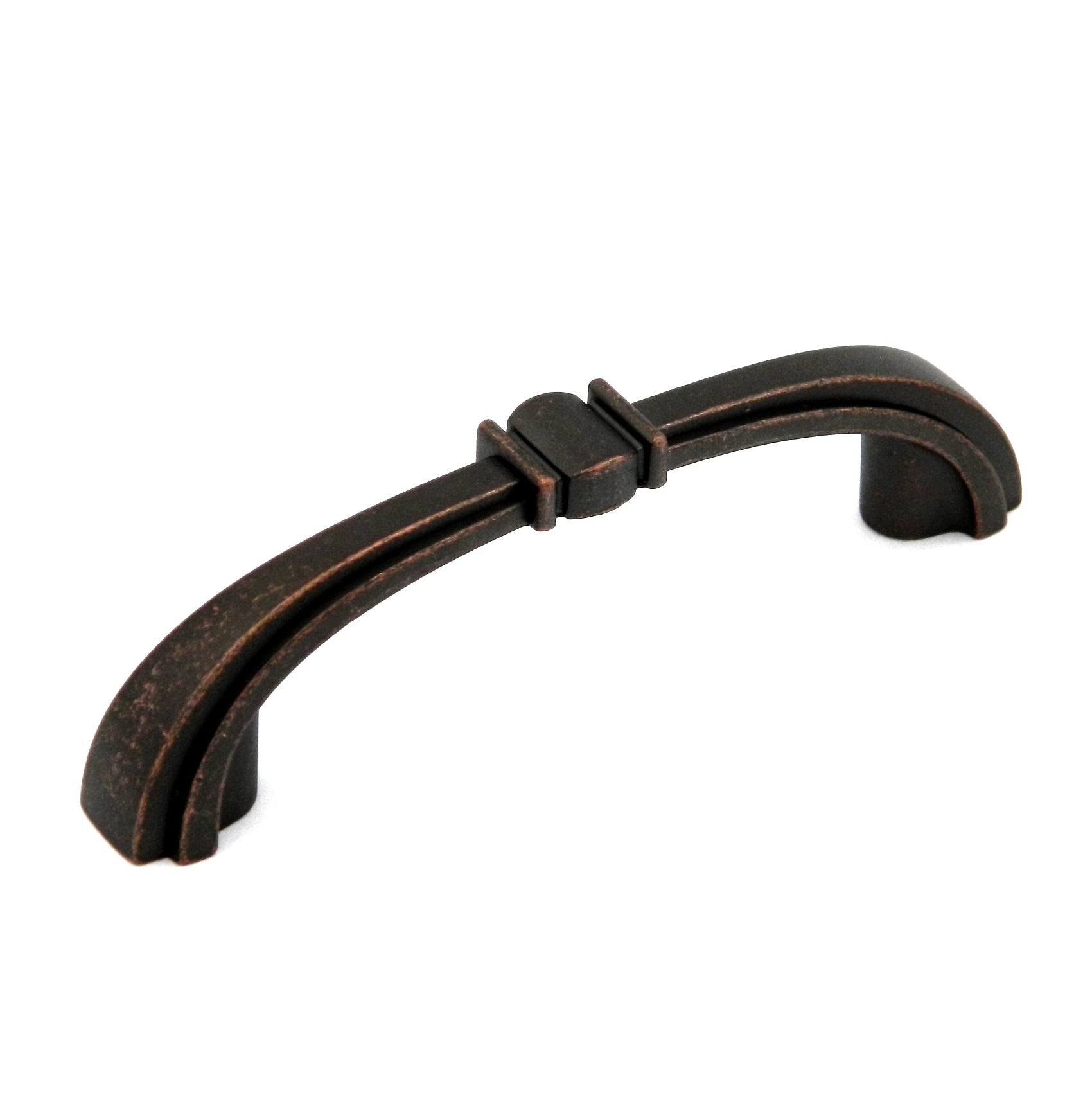 Hickory Hardware Chelsea Dark Antique Copper Cabinet  3"cc Handle Pull P3456-DAC