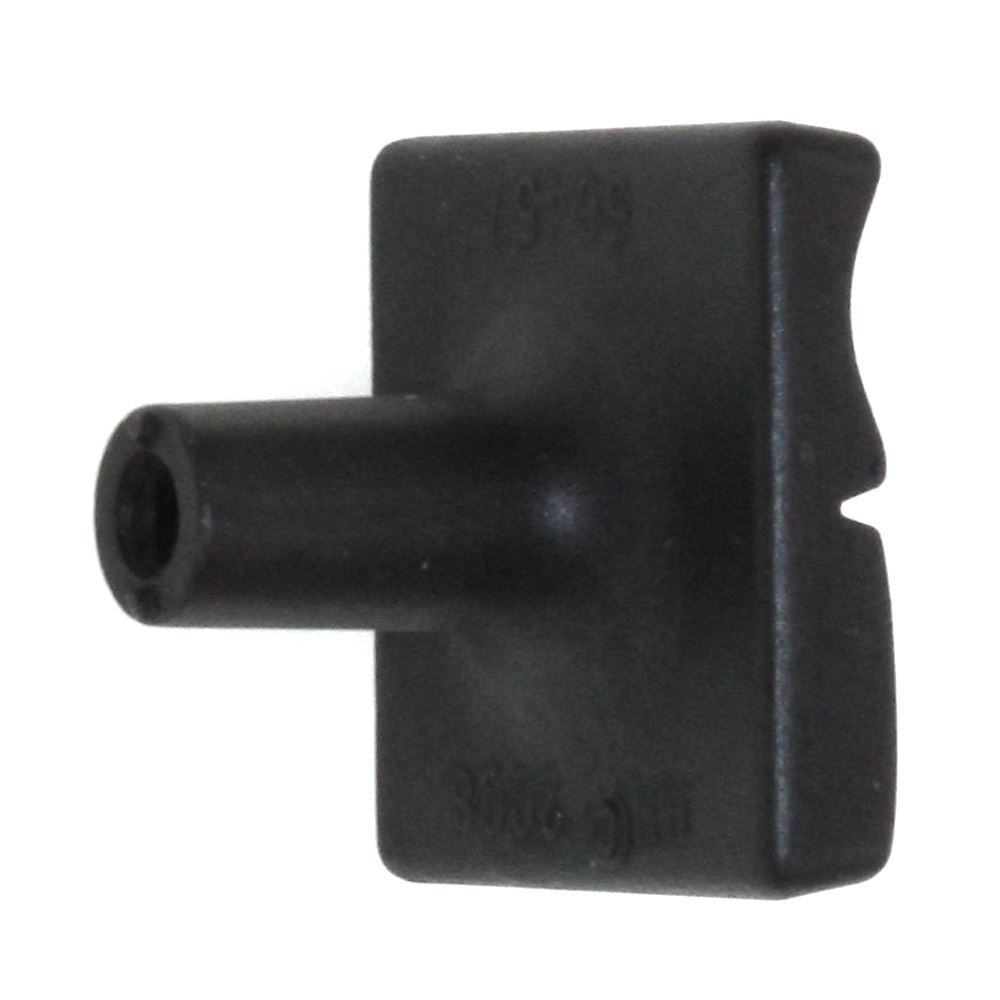 Hickory Hardware Tidal 1" Square Cabinet Knob Black Iron P3457-BI