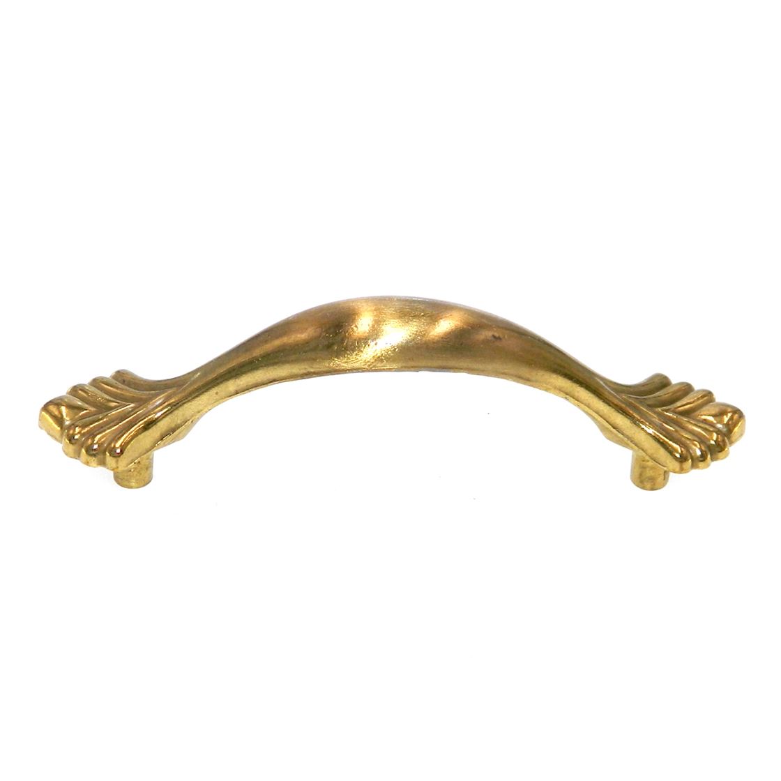 Belwith Eclipse Satin Brass 3" Ctr Cabinet Arch Pull Handle P347-SB