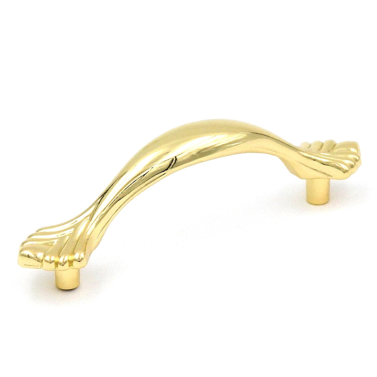 Hickory Hardware P347-UB Eclipse 3" Ultra Brass Arch Cabinet Handle Pull