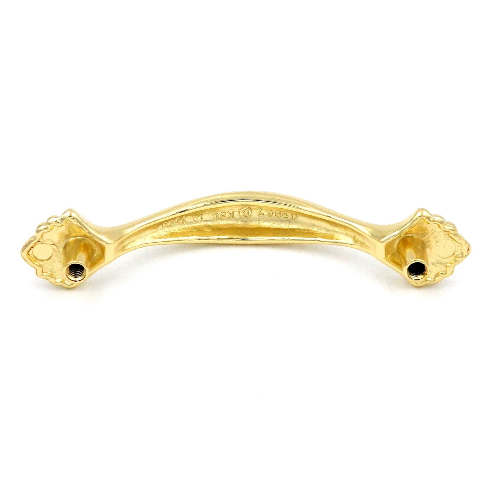 Hickory Hardware P347-UB Eclipse 3" Ultra Brass Arch Cabinet Handle Pull